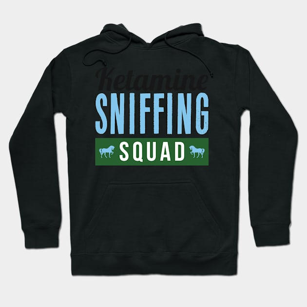 Ketamine Sniffing Squad Hoodie by avshirtnation